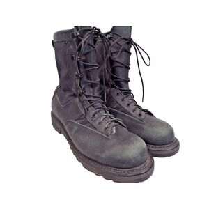 CIGB Belleville VTG Black Military Boots Soft Toe Vibram Size 10 R Gore-Tex